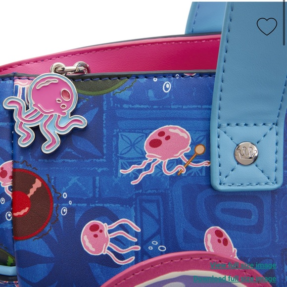 Loungefly Nickelodeon Spongebob Jelly Dance Tote Bag (BAM Exclusive) - Picture 5 of 7